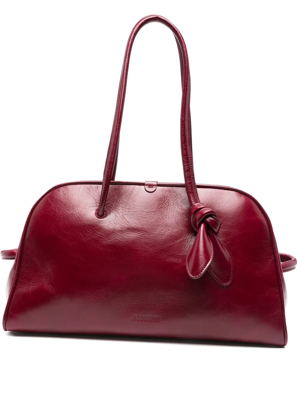 Jacquemus Top-handle Knot Bag In Red