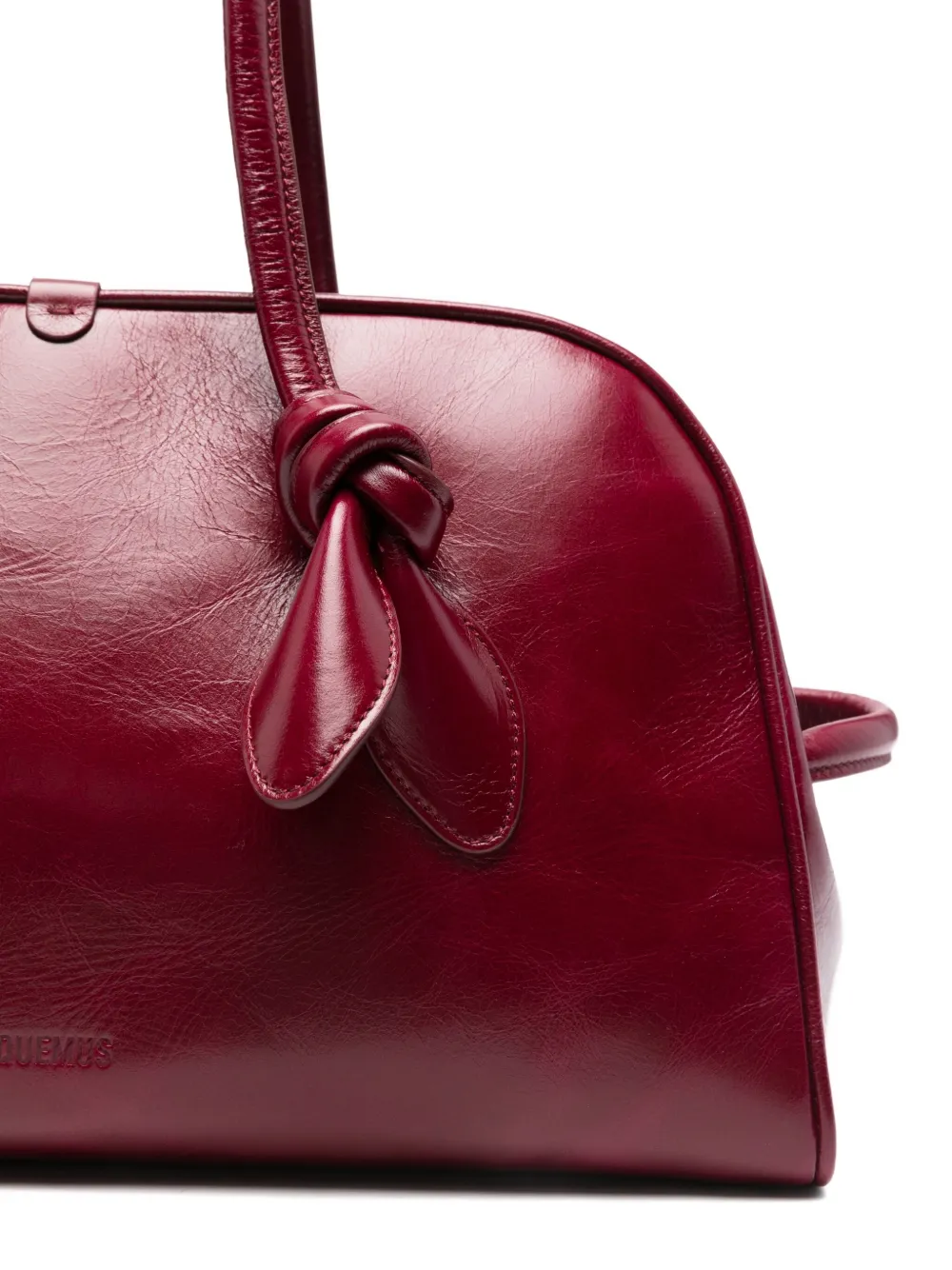Jacquemus Top-handle Knot Bag In Red