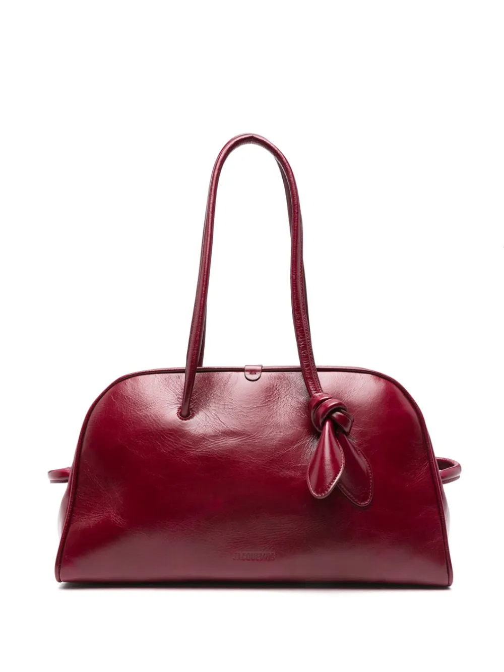 Jacquemus top-handle knot bag - Rosso