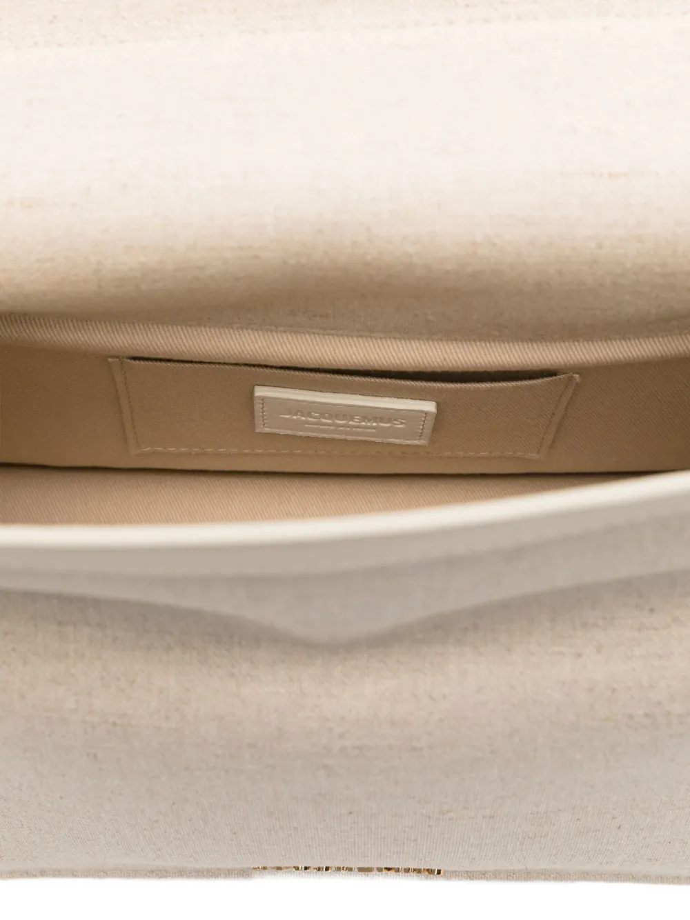 Jacquemus The Rond Carré clutch Beige