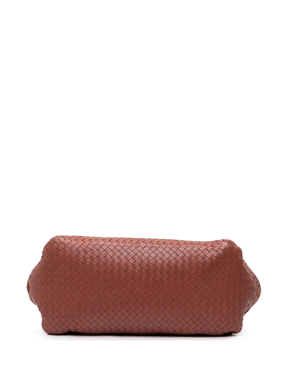 Pre-owned Bottega Veneta 2012-2024 Nappa Intrecciato Tote Bag In Red