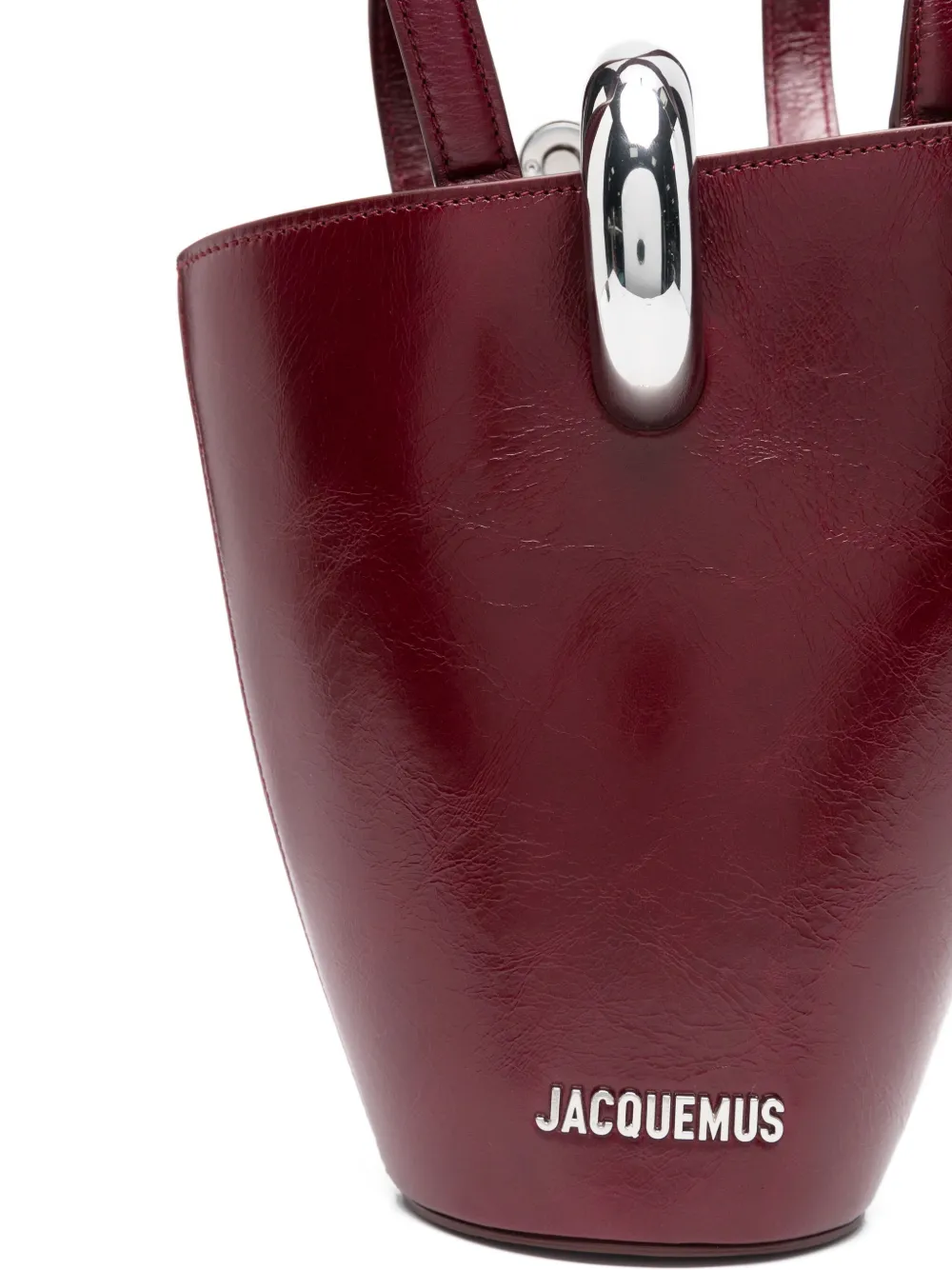Jacquemus Le Petit Bambola Bag Handbags Bordeaux In Burgundy