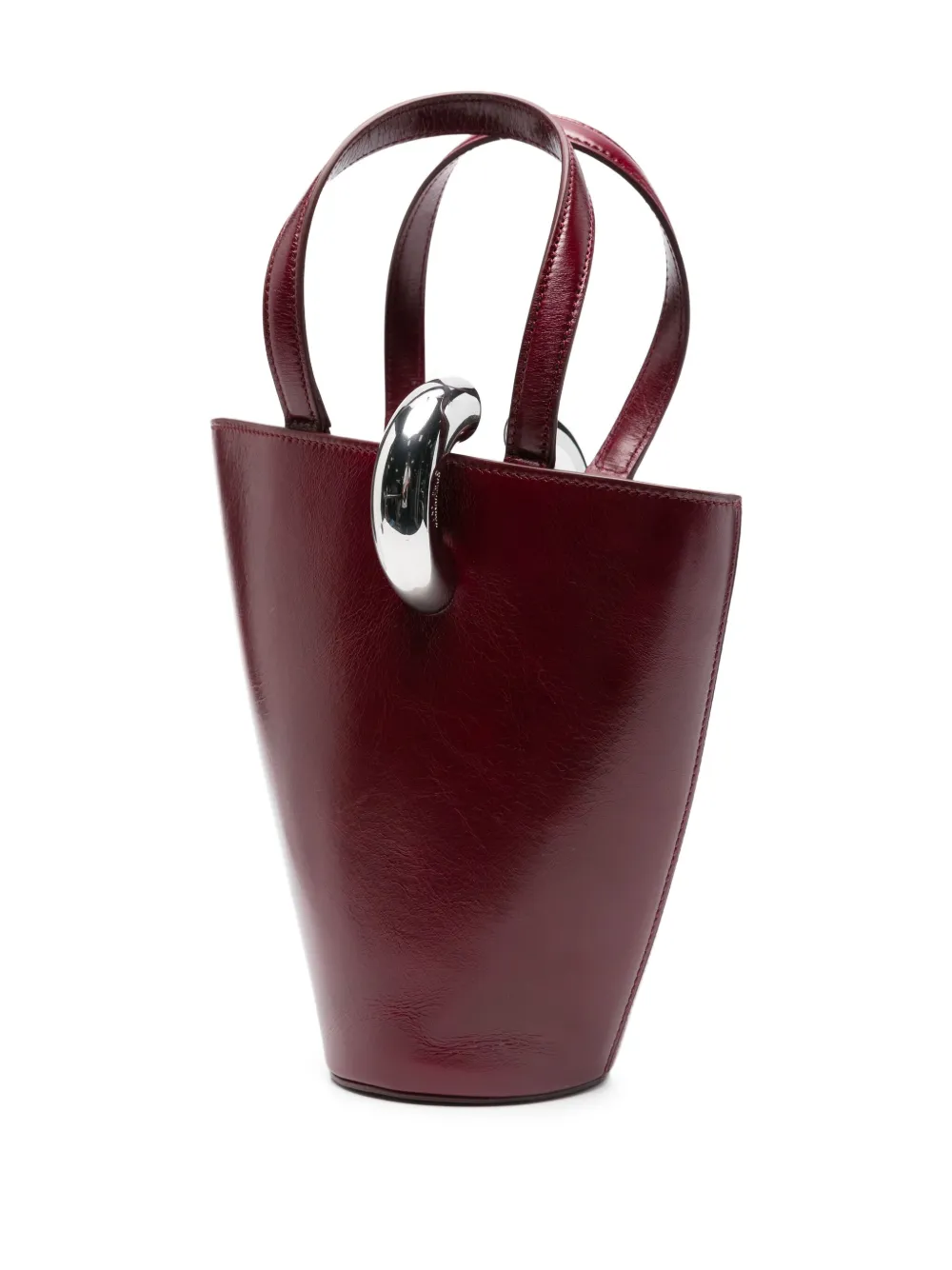 Jacquemus Le Petit Bambola Bag Handbags Bordeaux In Burgundy