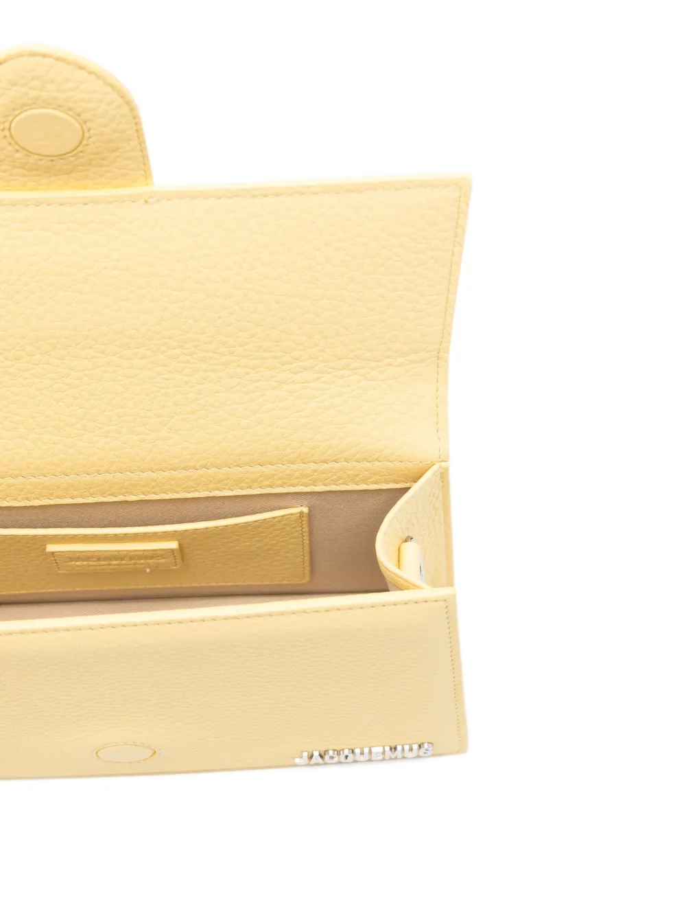 Jacquemus Le Grand Bambino suède shopper Geel