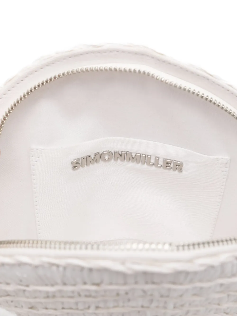 Simon Miller Oyster clutch bag Wit