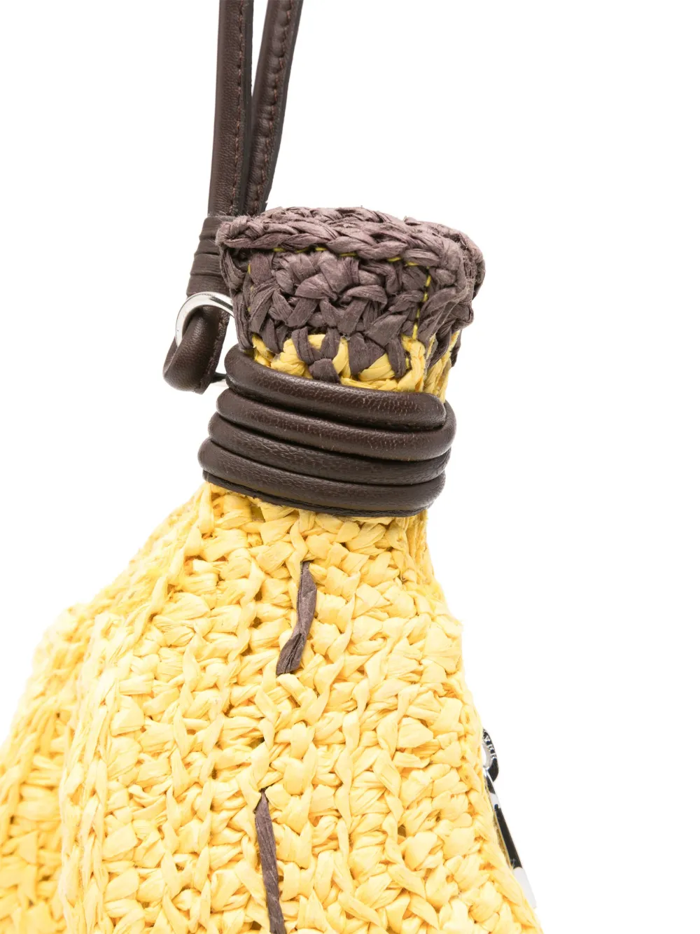 Simon Miller Banana Bunch clutch Geel