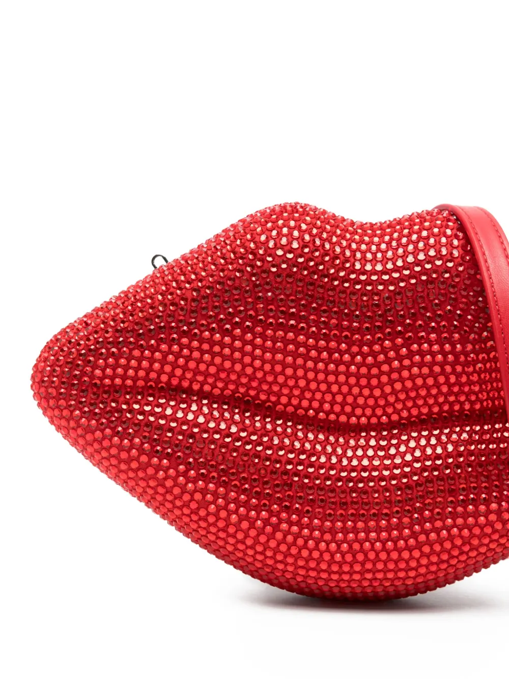 Simon Miller Clutch verfraaid met kristallen Rood