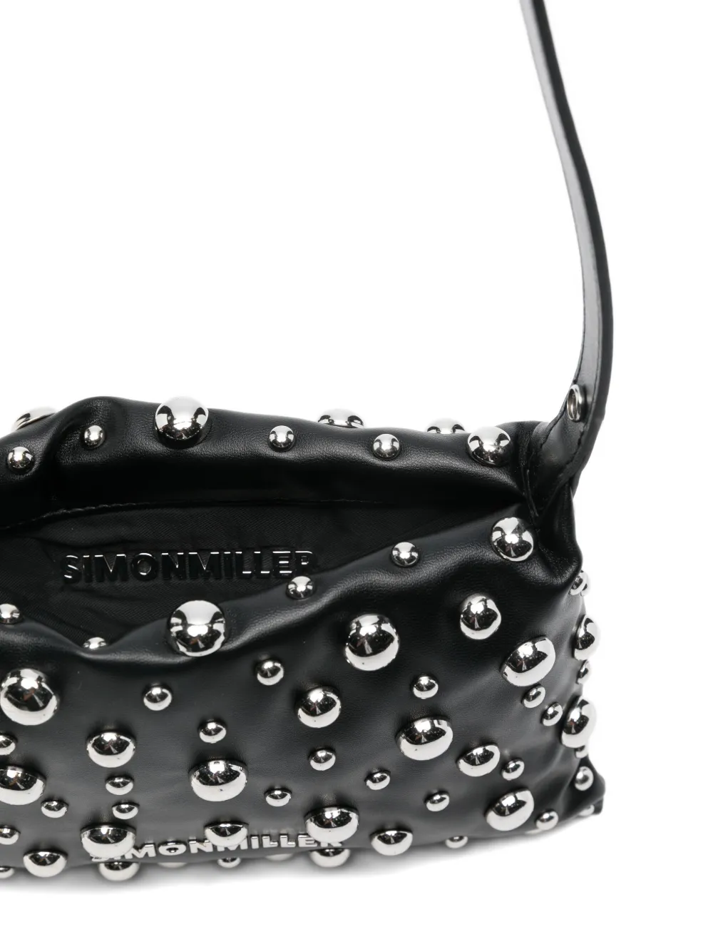Simon Miller Studded Shoulder Bag In Black