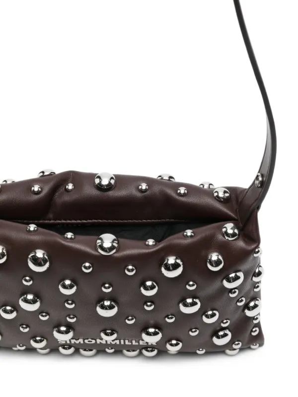 Simon Miller Studded Shoulder Bag | Brown | FARFETCH