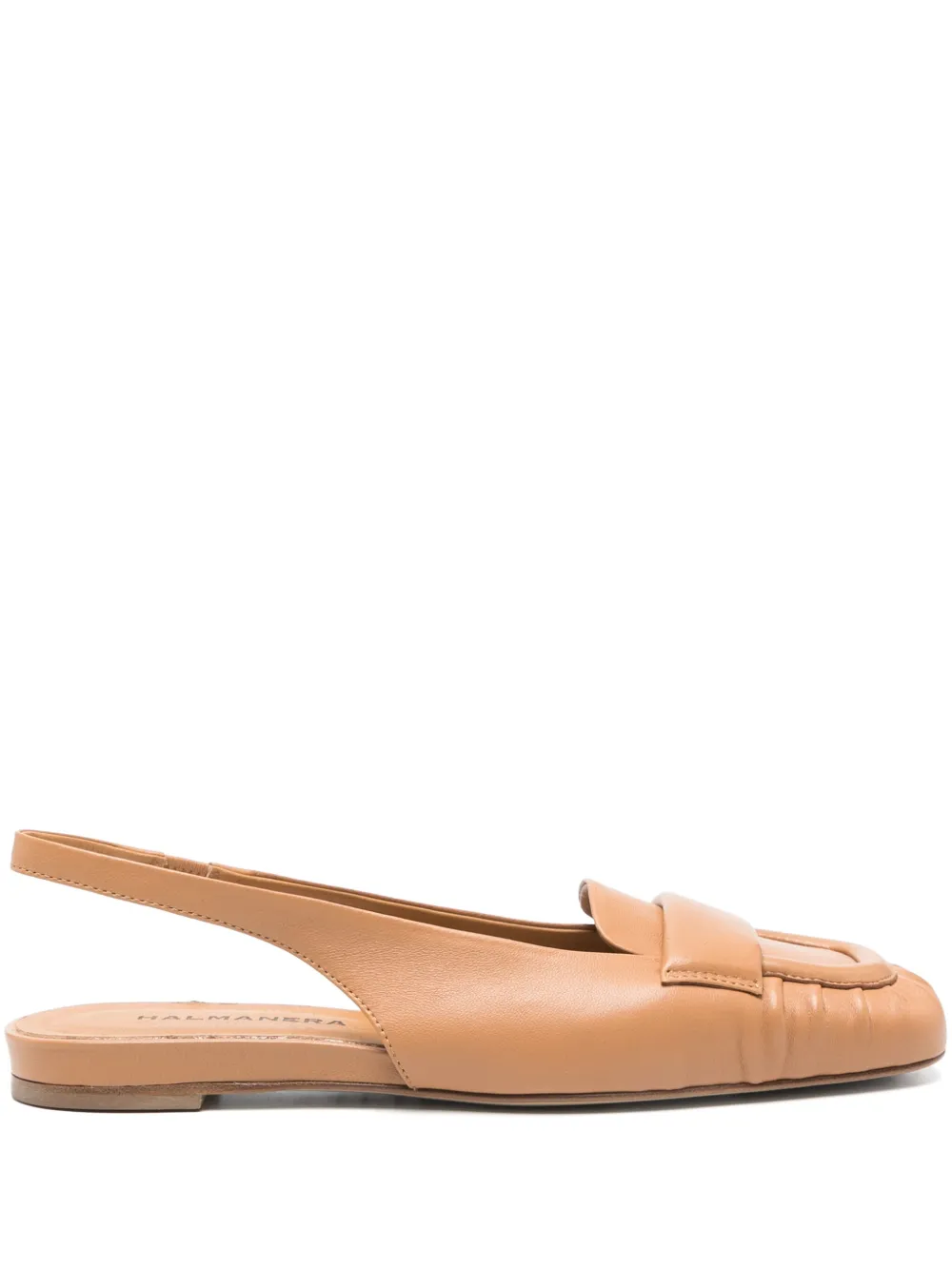 Halmanera slingback flat pumps Brown