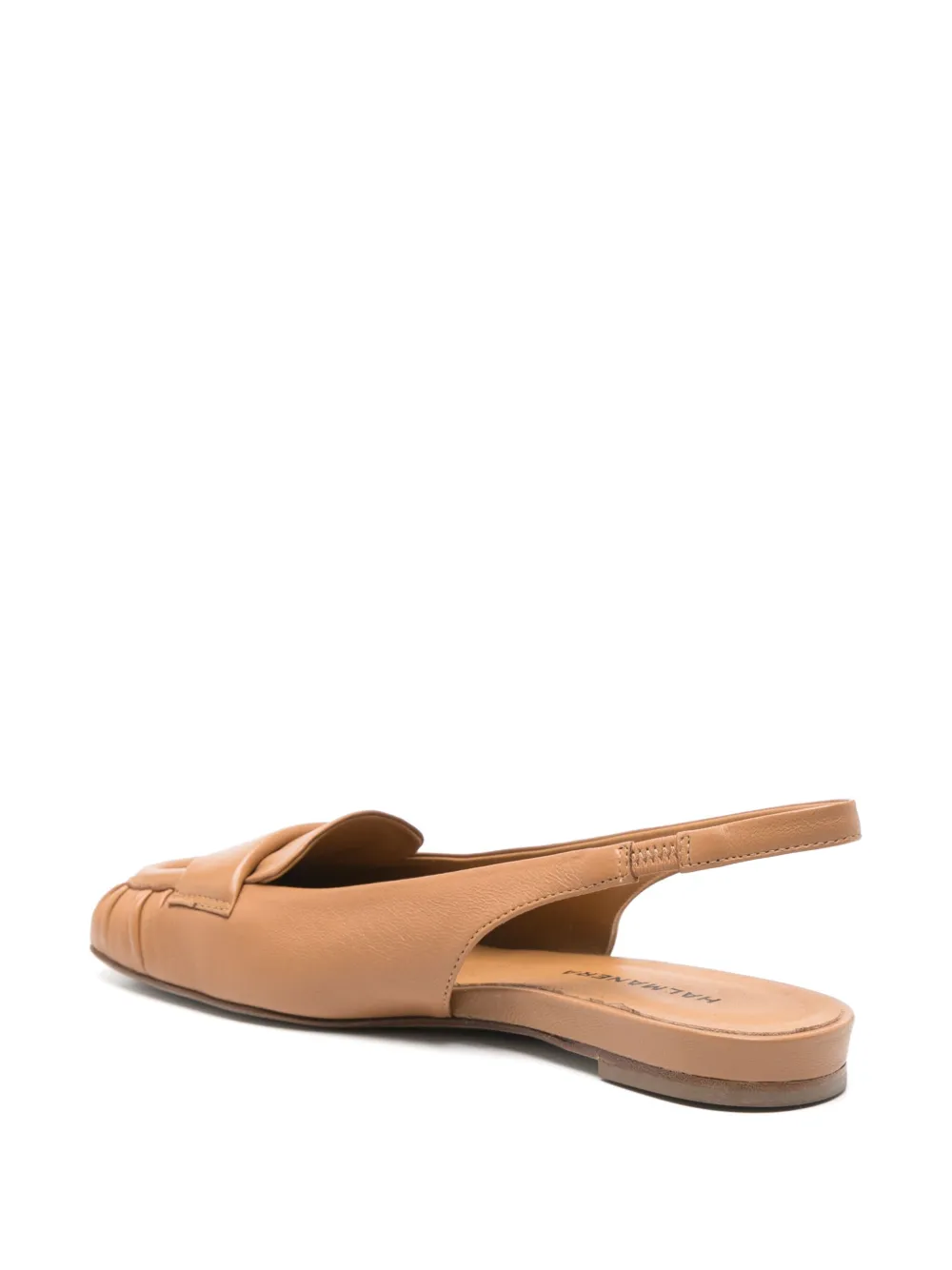Halmanera slingback flat pumps Brown