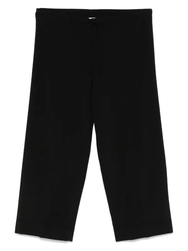 【関税&送料込】The Row Yaji Trousers In Wool The Row Yaji Trousers | Black | FARFETCH