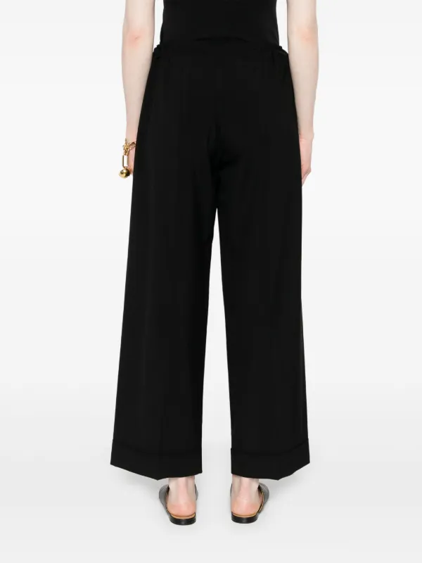 パンツ The Row Yaji Trousers In Wool The Row Yaji Trousers | Black | FARFETCH