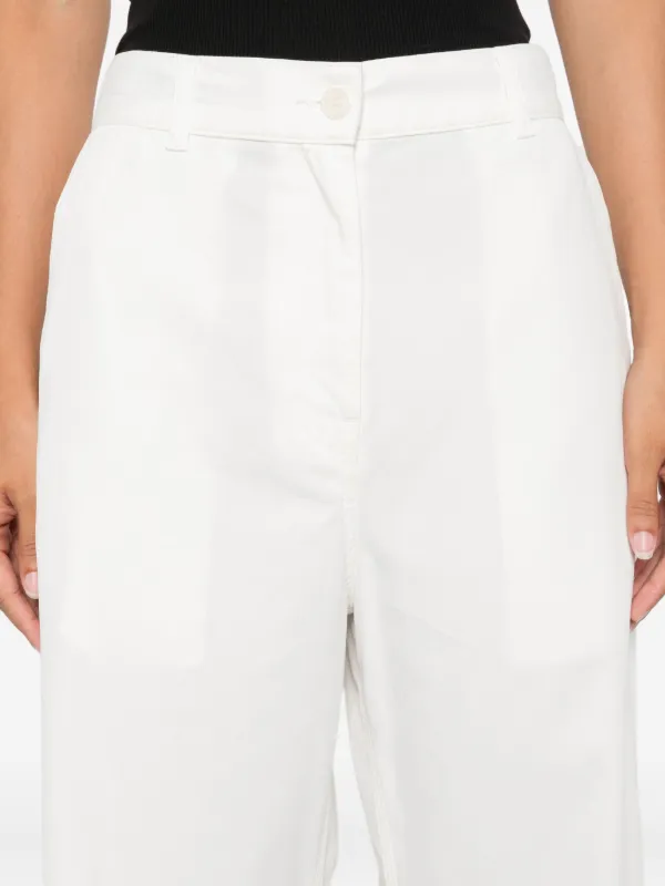The Row Sharka ワイドパンツ | ホワイト | FARFETCH JP