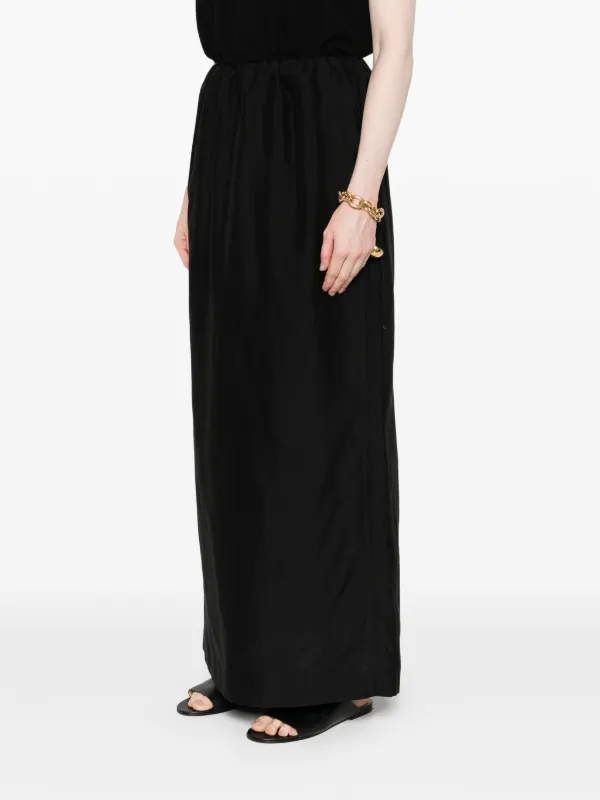 スカート The Row Saul Long Skirt The Row Saul Maxi Skirt | Black | FARFETCH