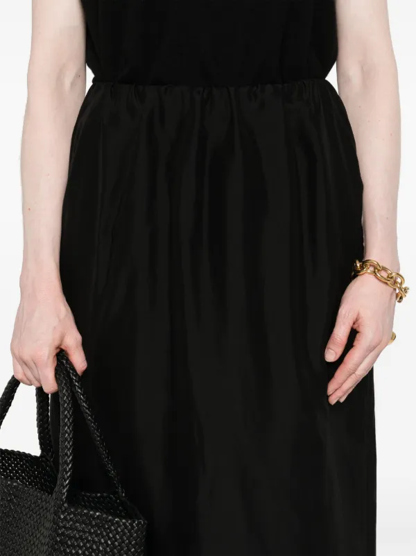 The Row Saul Maxi Skirt | Black | FARFETCH