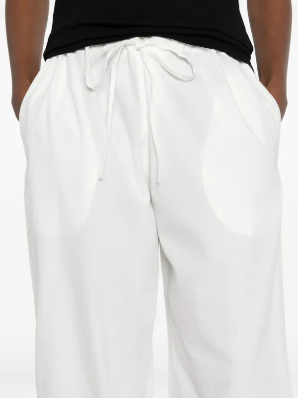 The Row Enea パンツ | ホワイト | FARFETCH JP