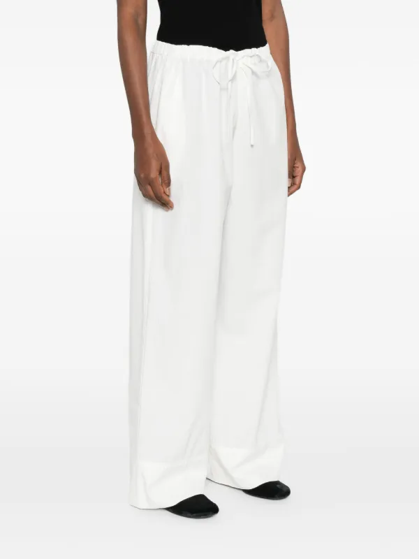 The Row Enea パンツ | ホワイト | FARFETCH JP
