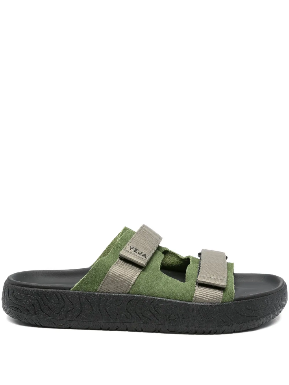 VEJA Arpoador double-strap sandals Green
