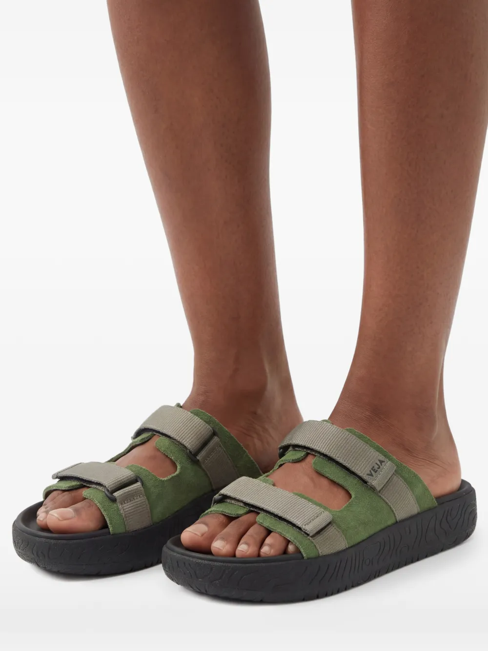 VEJA Arpoador sandalen met dubbele bandjes Groen
