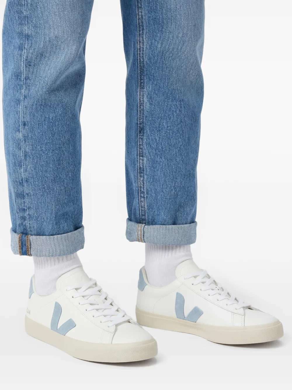 VEJA Campo leren sneakers Wit