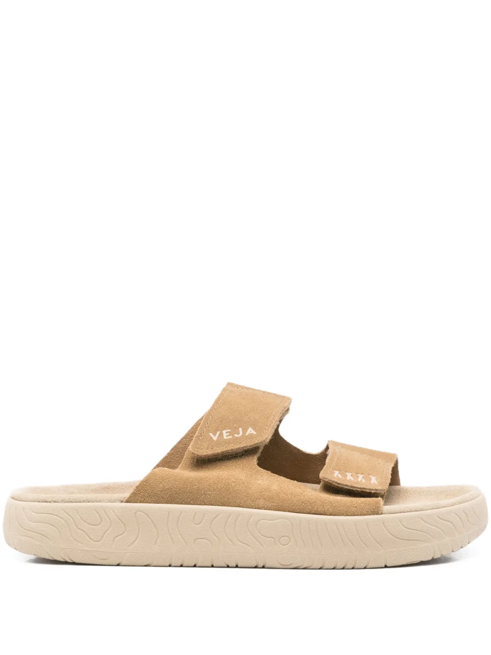 VEJA Etna double-strap suede sandals Brown