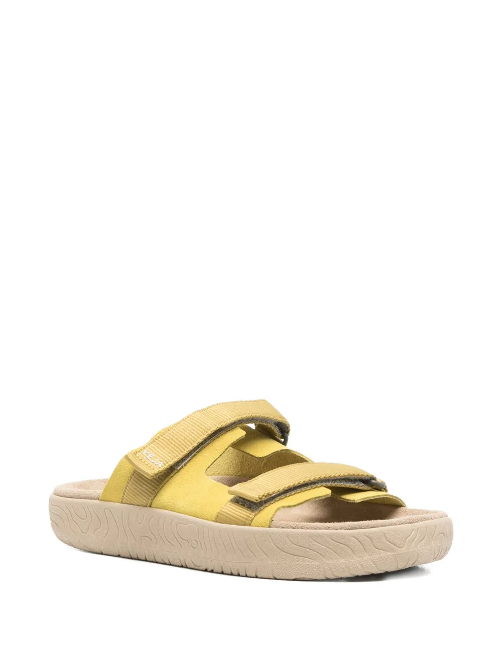 VEJA Arpoador double-strap suede sandals Yellow