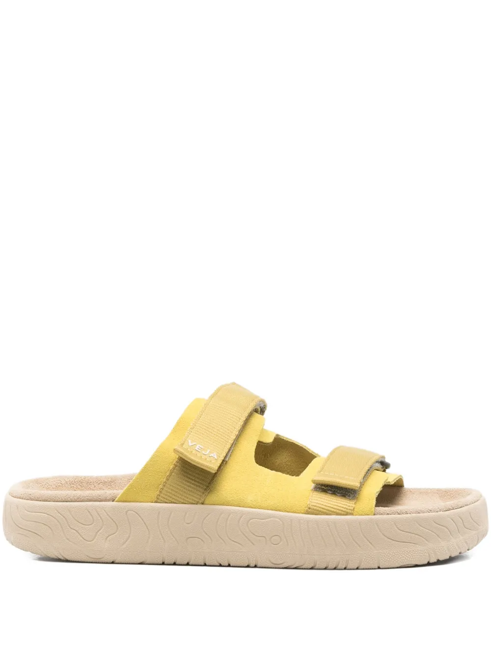 VEJA Arpoador double-strap suede sandals Yellow