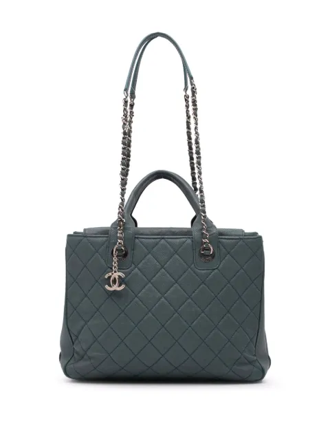 CHANEL Pre-Owned 2018 Medium Quilted Caviar Urban Companion Tote satchel