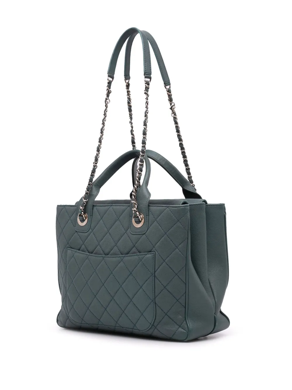 CHANEL Pre-Owned 2018 Medium Quilted Caviar Urban Companion Tote satchel | Pre-Owned | Image 2