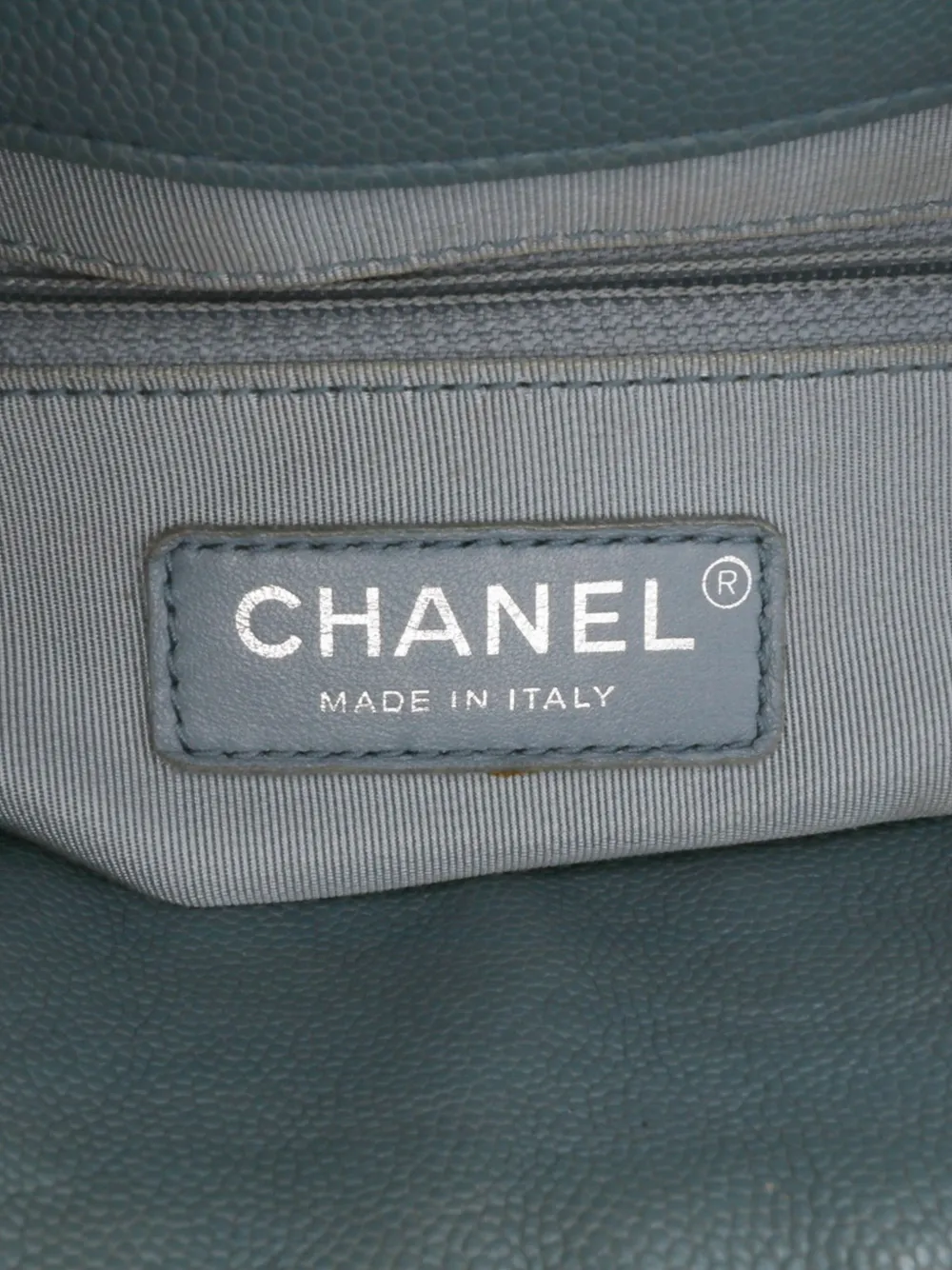 Pre-owned Chanel 2018 Medium Quilted Caviar Urban Companion Tote Satchel In Blue