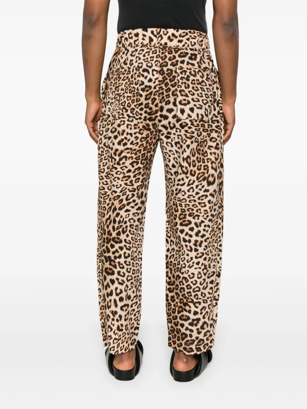A Paper Kid Leopard-print Trousers