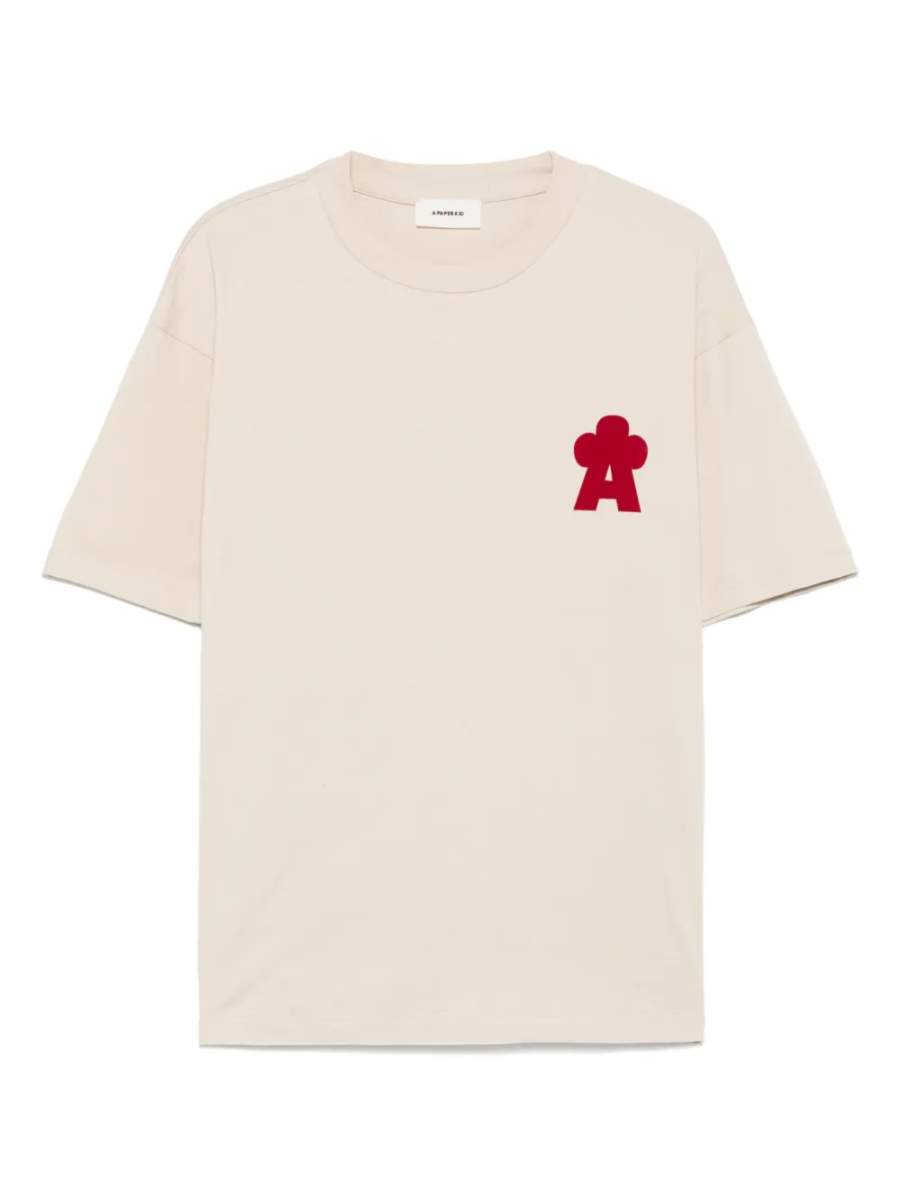 A Paper Kid logo-print T-shirt | Neutrals | Image 1