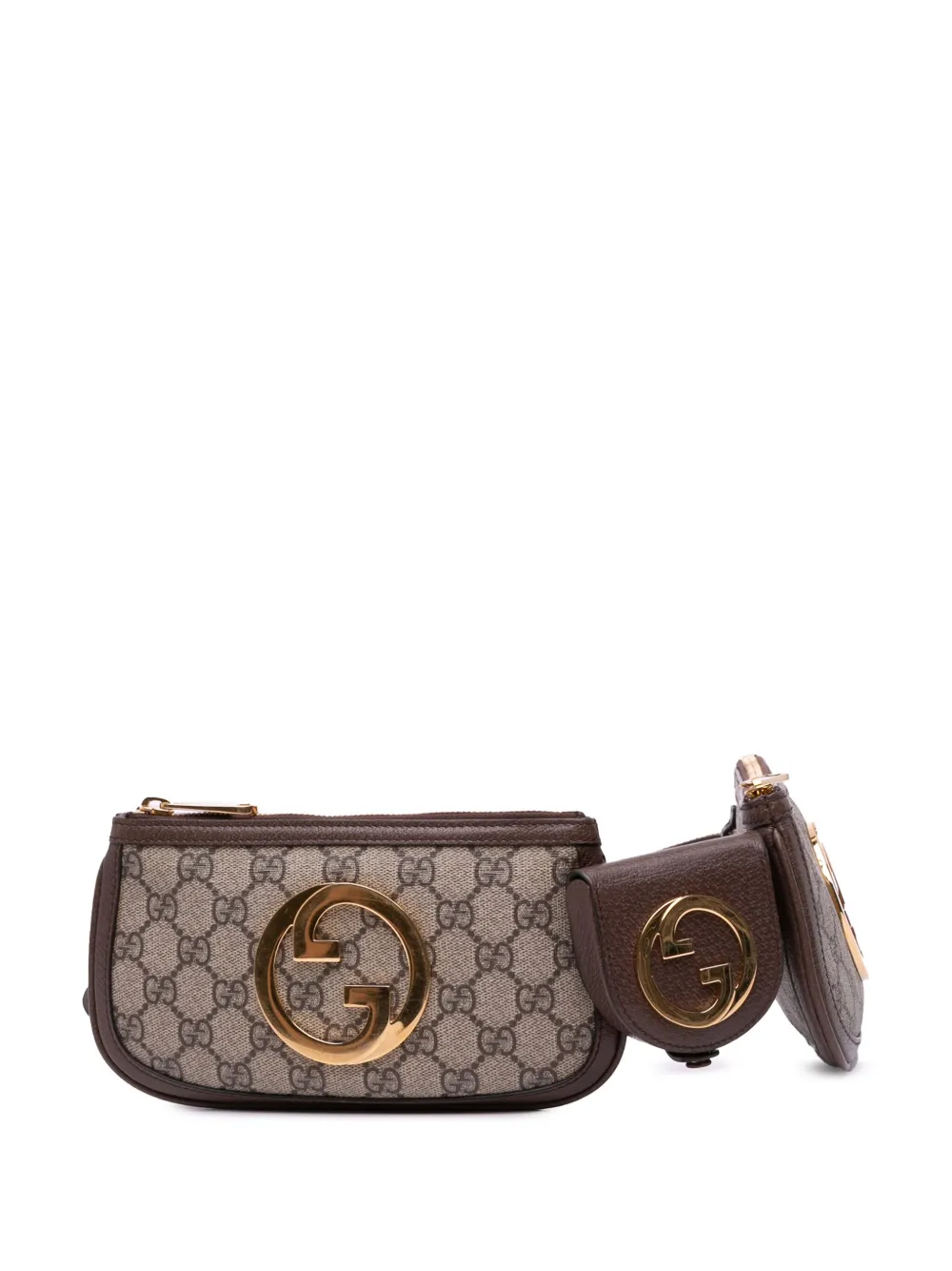 Gucci Pre-Owned 2015-present Mini GG Supreme Blondie belt bag - ブラウン Gucci Pre-Owned 2015-present Mini GG Supreme Blondie belt bag - ブラウン