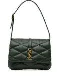 Saint Laurent Pre-Owned 2022 Quilted Lambskin Le 57 Diamond shoulder bag - Green