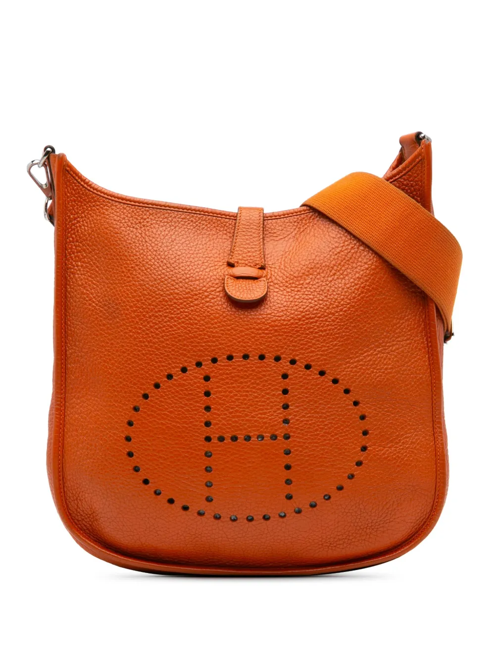 Hermès Pre-Owned 2011 クレマンス エヴリン III PM ショルダーバッグ - オレンジ Hermès Pre-Owned 2011 クレマンス エヴリン III PM ショルダーバッグ - オレンジ