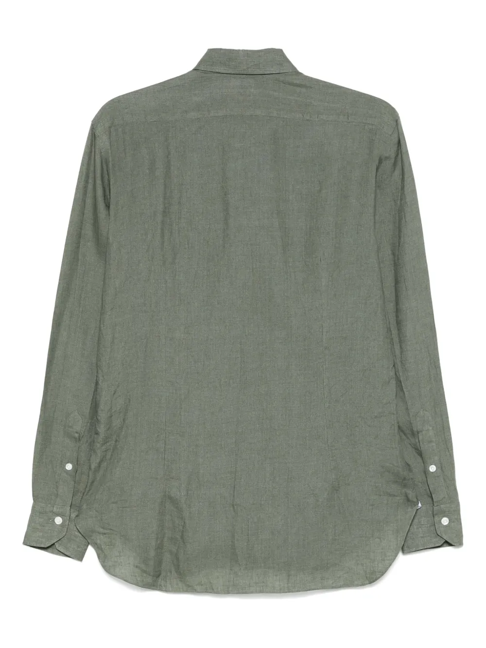 Barba linen shirt - Groen