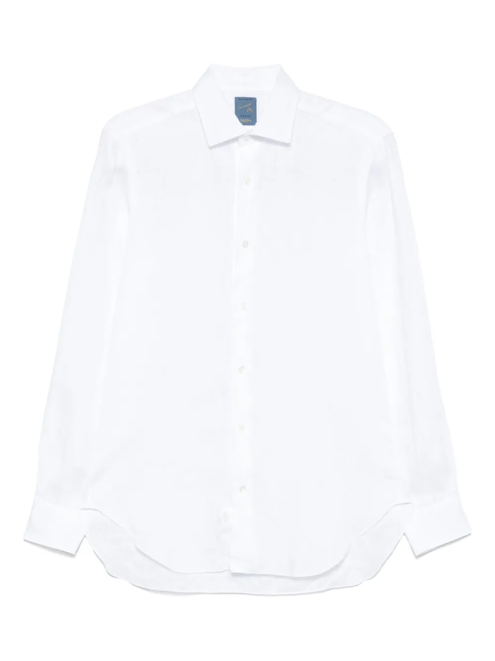 Barba linen shirt - ホワイト Barba linen shirt - ホワイト
