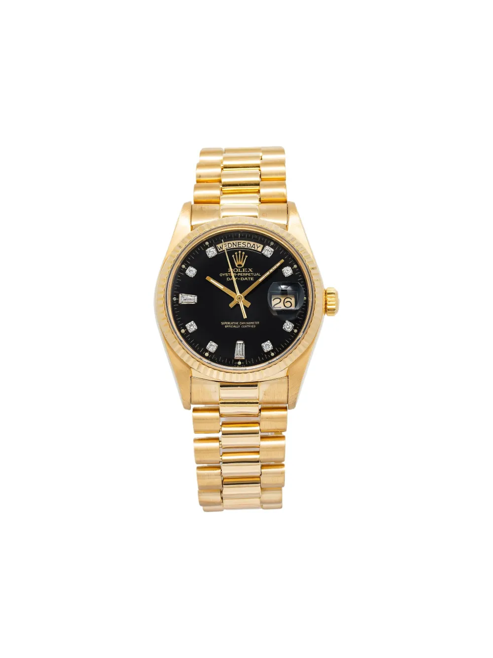Rolex reloj Day-Date de 36mm de archivo | negro | Image 1
