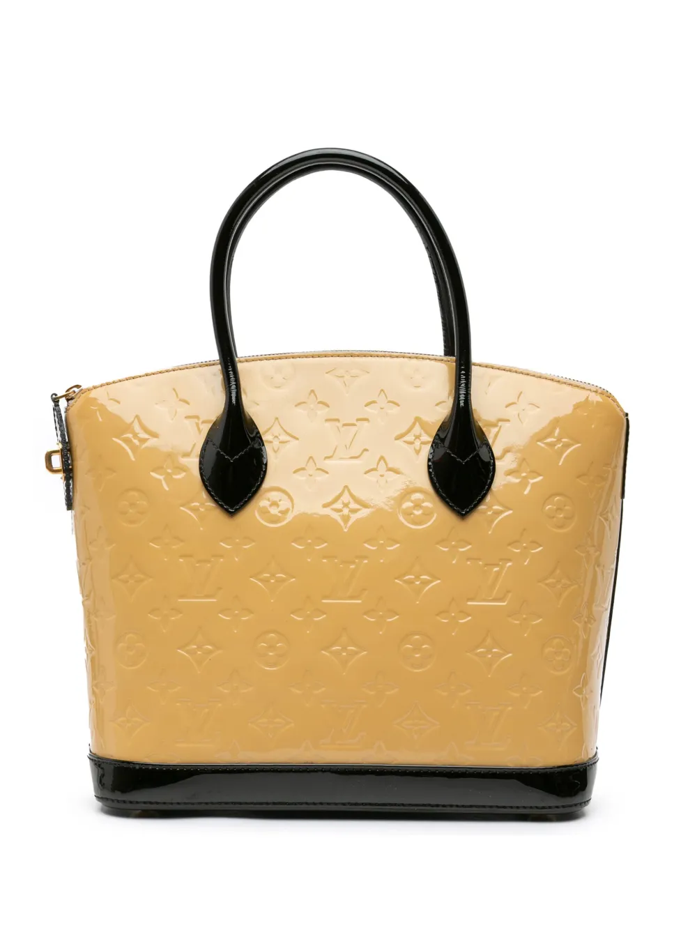Louis Vuitton Pre-Owned 2014 モノグラム ヴェルニ ロックイット PM ハンドバッグ - ブラウン Louis Vuitton Pre-Owned 2014 モノグラム ヴェルニ ロックイット PM ハンドバッグ - ブラウン