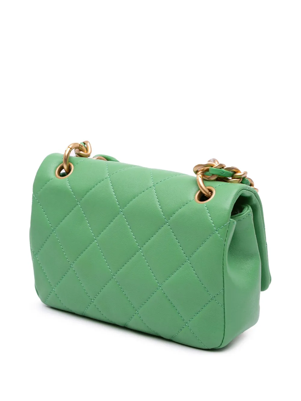 CHANEL Pre-Owned 2021 Small Quilted Lambskin Chain Is More Flap satchel | Pre-Owned | Image 2