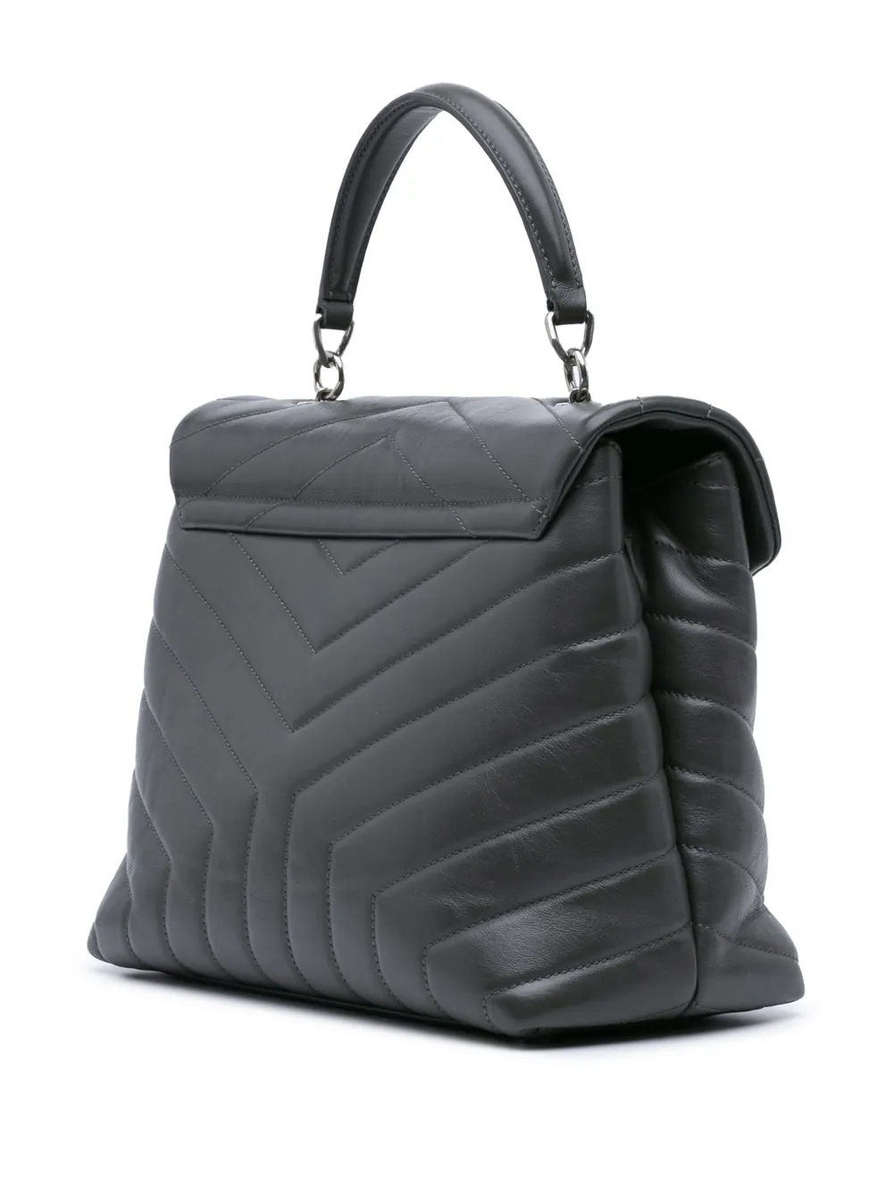 Saint Laurent Pre-Owned 2018 Medium Leather Matelasse LouLou satchel | Pre-Owned | Image 2