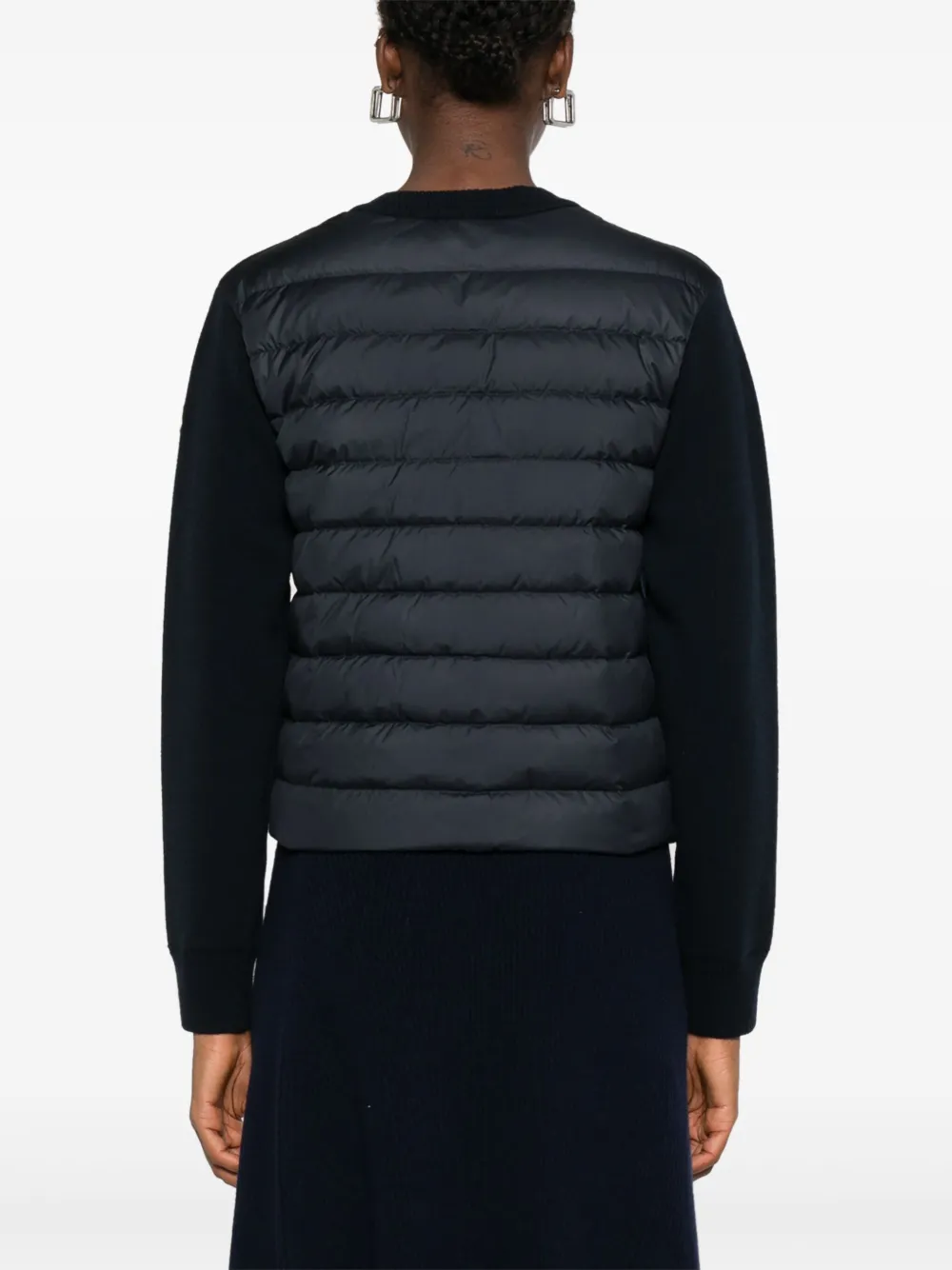 Moncler Vest van scheerwol Blauw