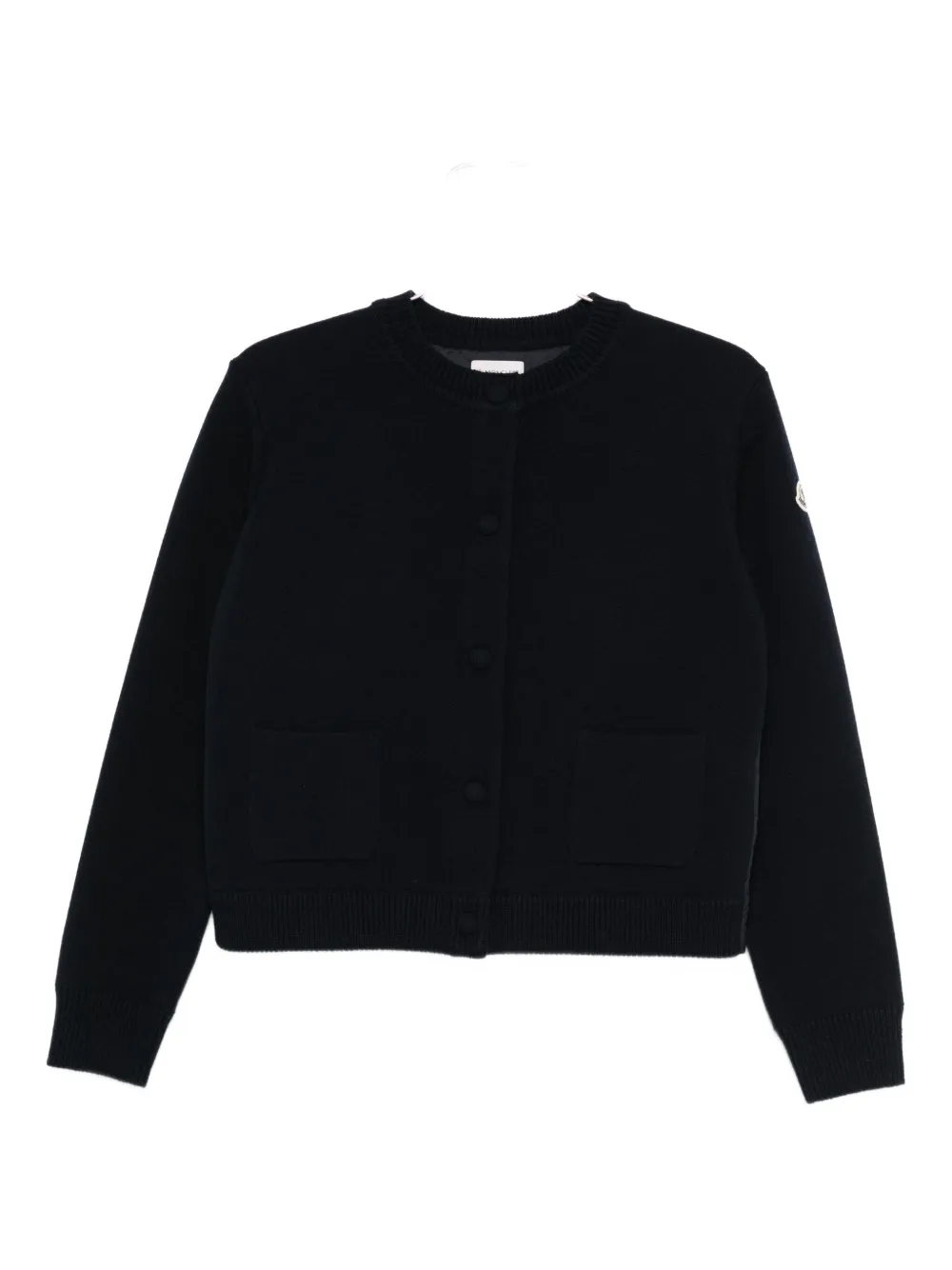 Moncler Vest van scheerwol Blauw