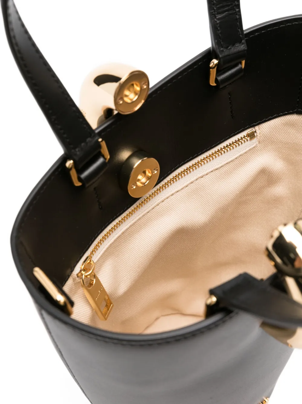 Jacquemus Le Petite Bambola bucket-tas Zwart