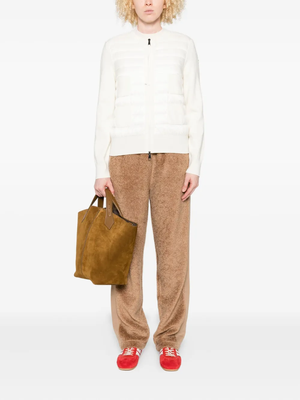 Moncler Gewatteerd jack Beige