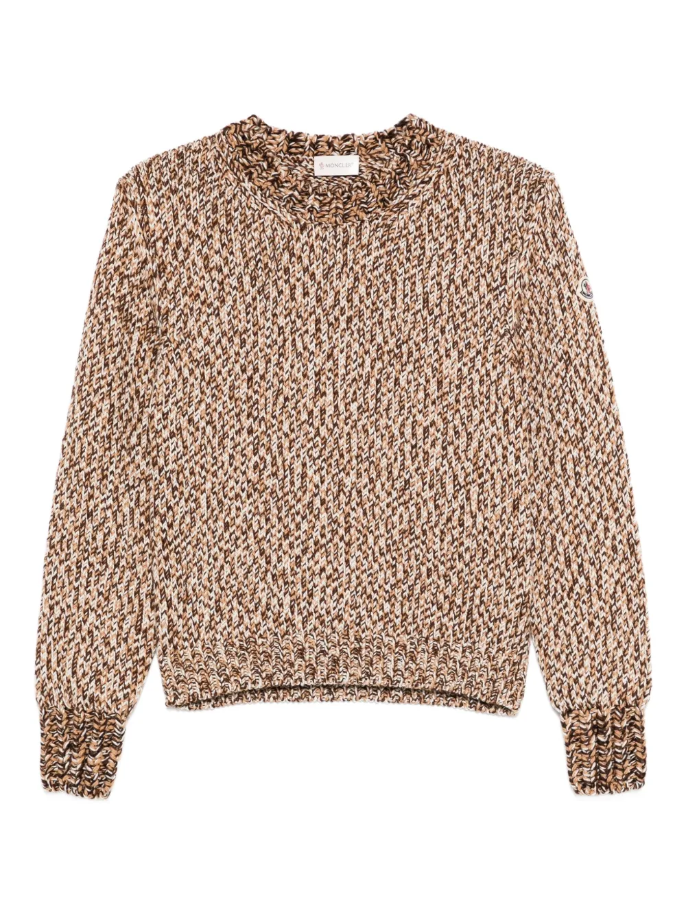 Moncler Trui met ronde hals Bruin
