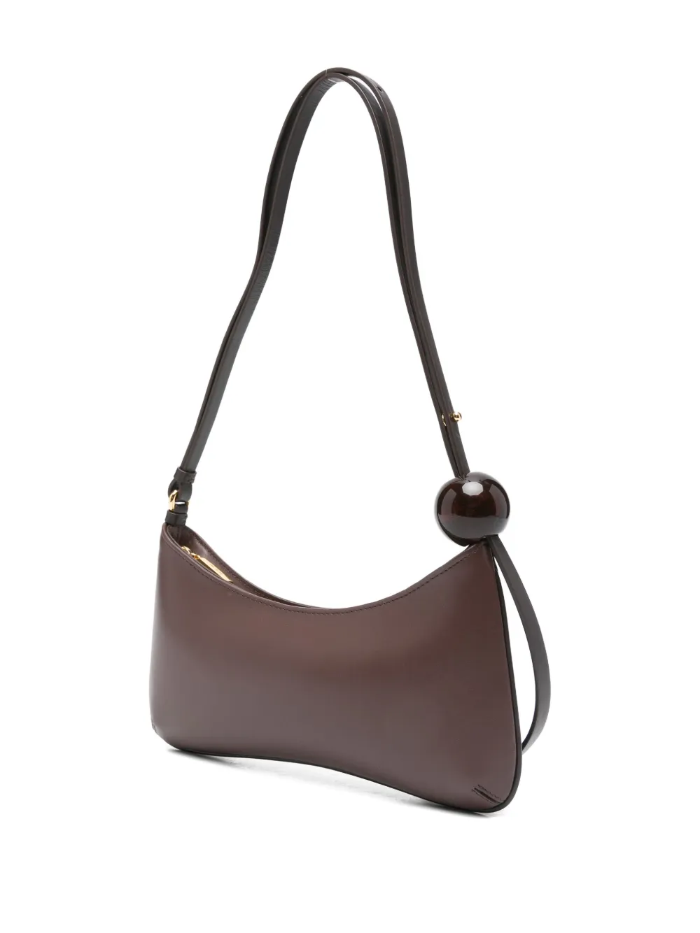 Jacquemus The Bisou Perle schoudertas Bruin