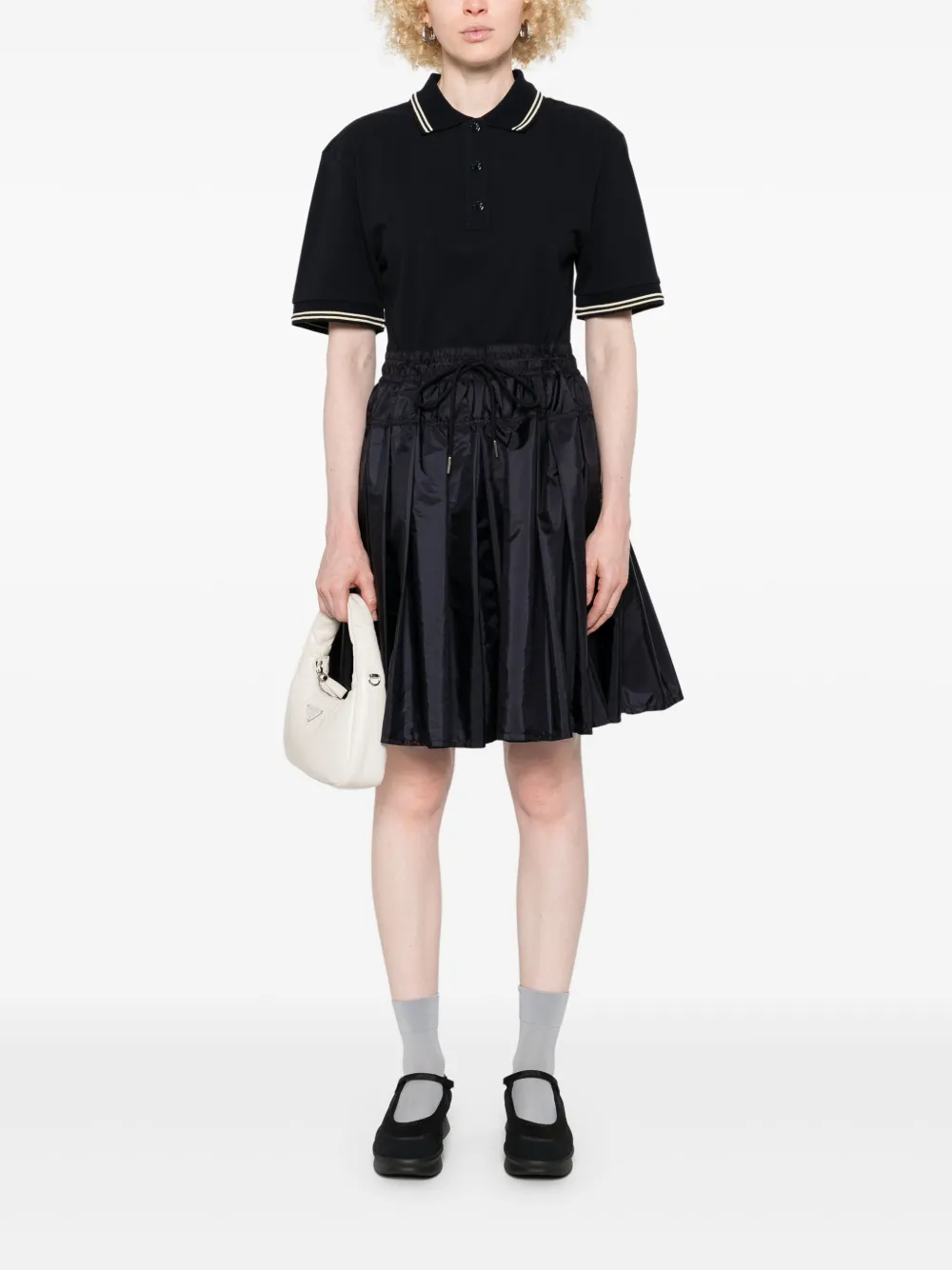 Moncler short sleeve dress - Blauw