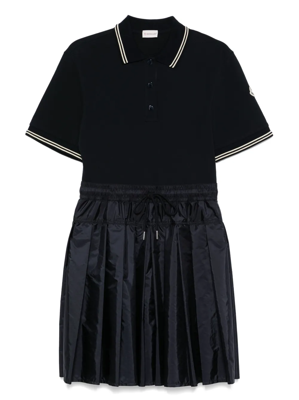 Moncler Jurk met korte mouwen Blauw